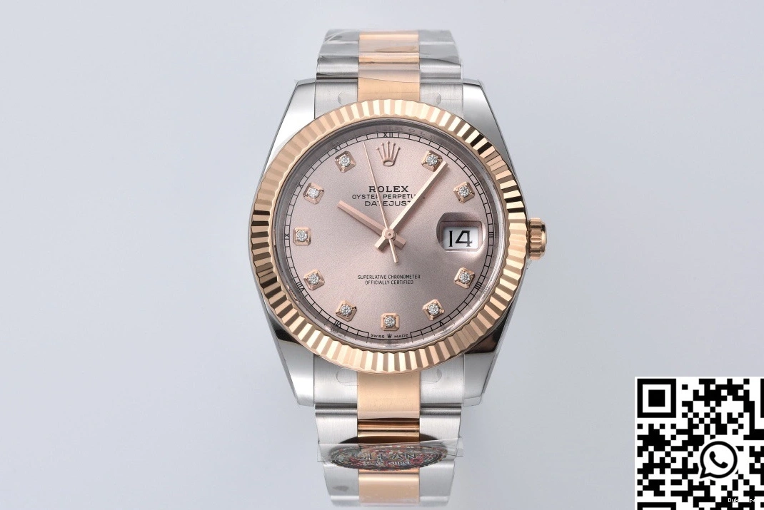 Clean Pink M126331-0003 Factory Dial Datejust Rolex 0502